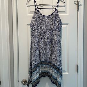 Blue and White Sundress
